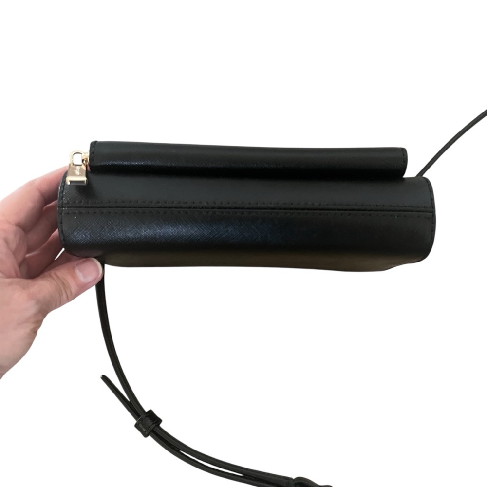 Kate Spade Staci Mini Crossbody Bag Black Saffiano Leather NWOT Designer - Picture 9 of 10